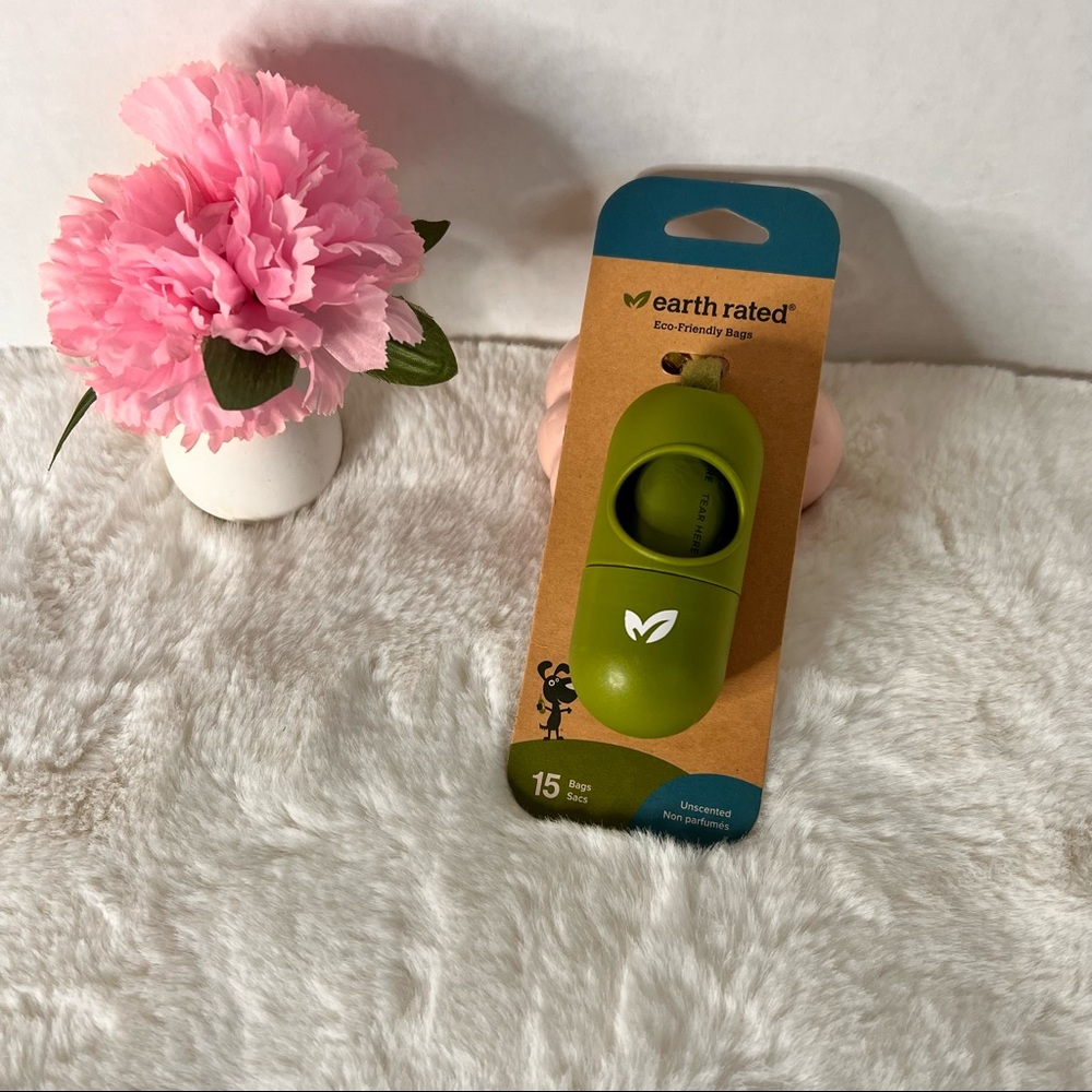 Earth Rated Poop Bags with a  Green Capsule Holder!